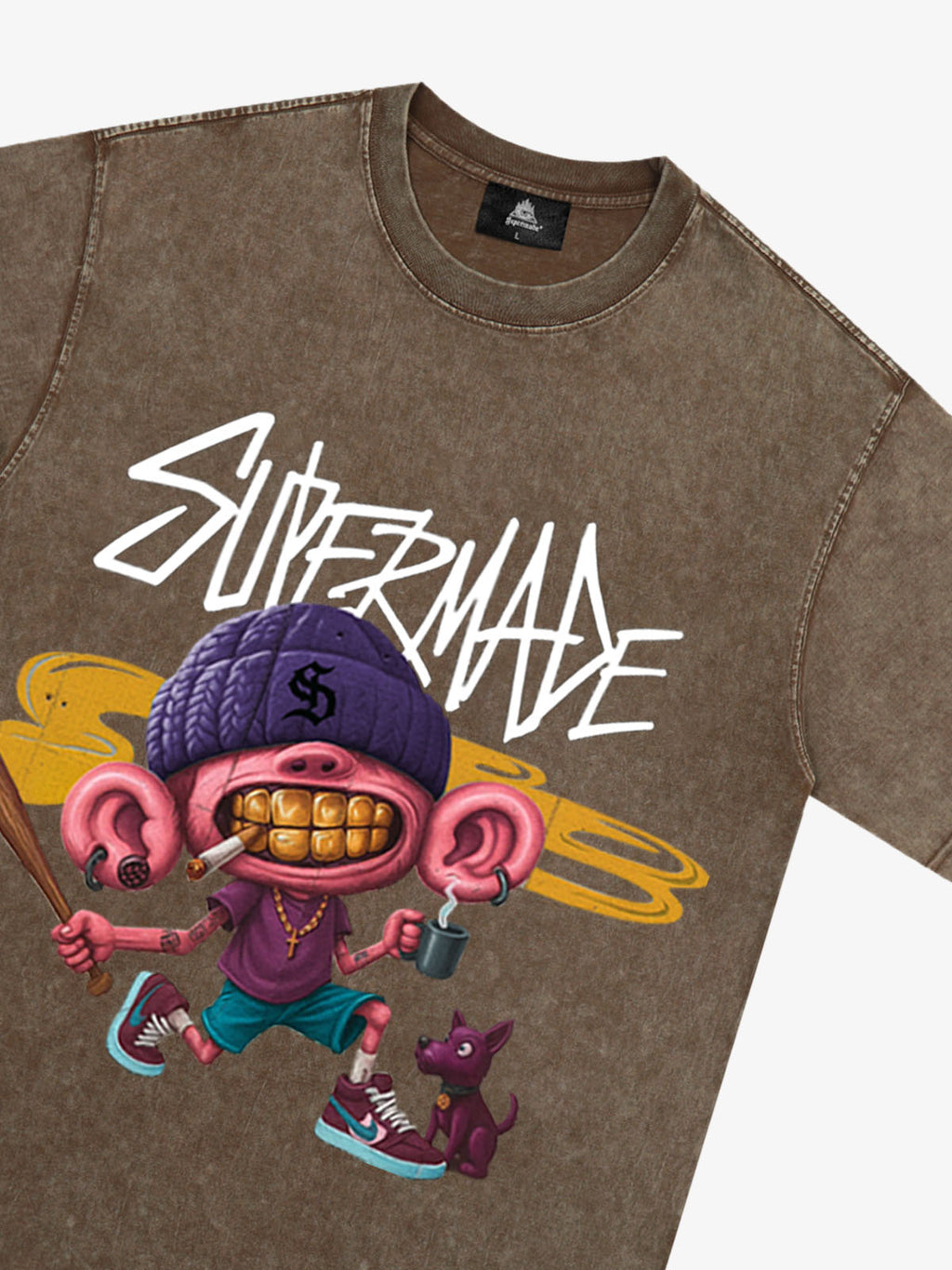 Theprecipice Cartoon Graffiti Trendy Weird Kid T-Shirt