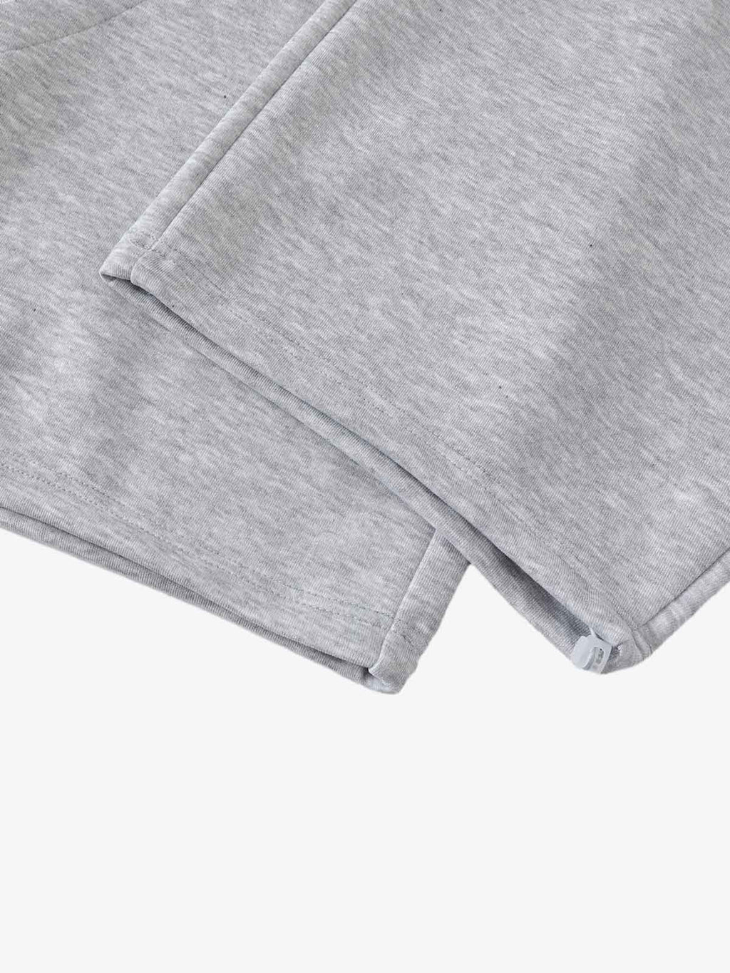 Layered Double-Waistband Wide-Leg Sweatpants