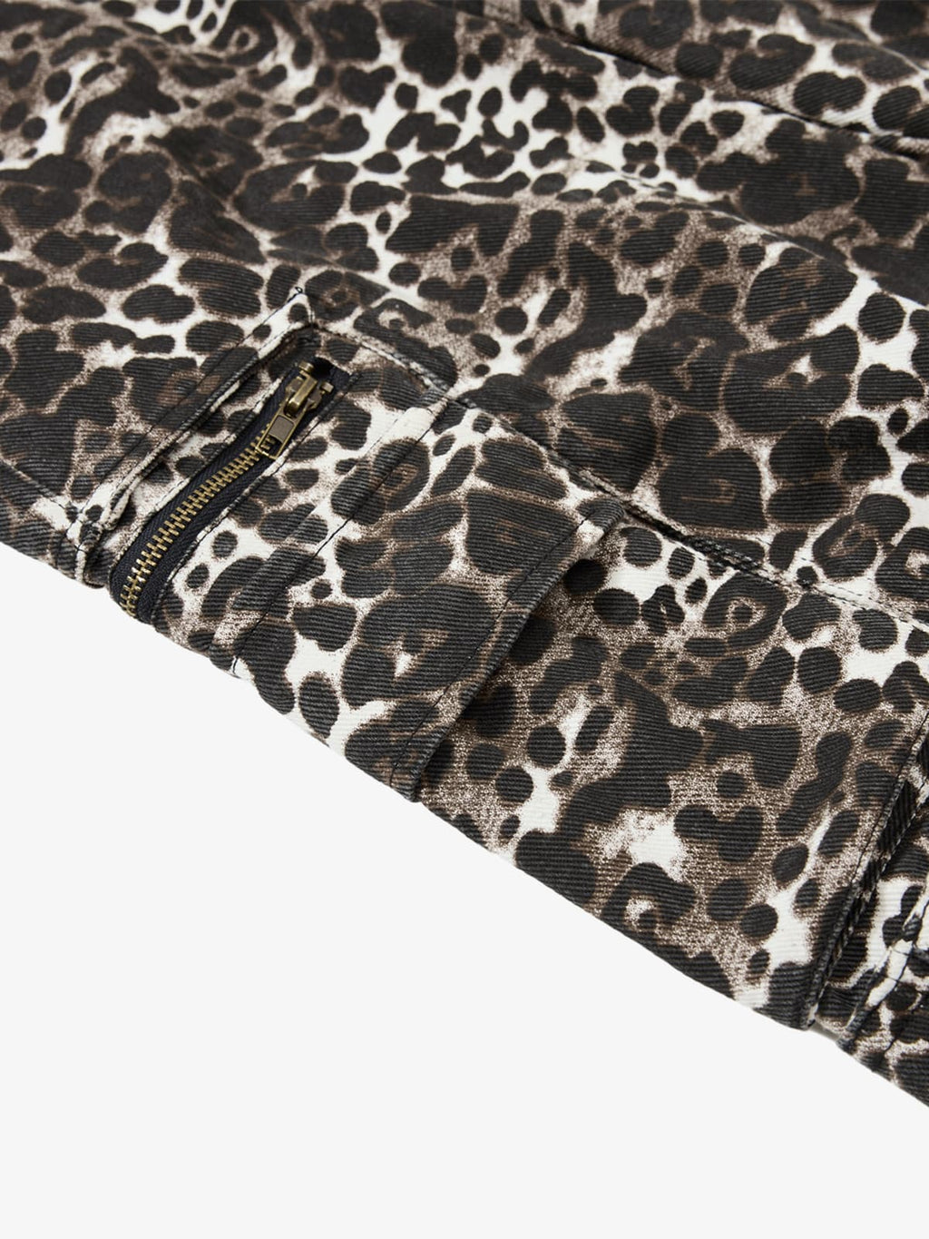 Leopard Print Cargo Wide Leg Pants