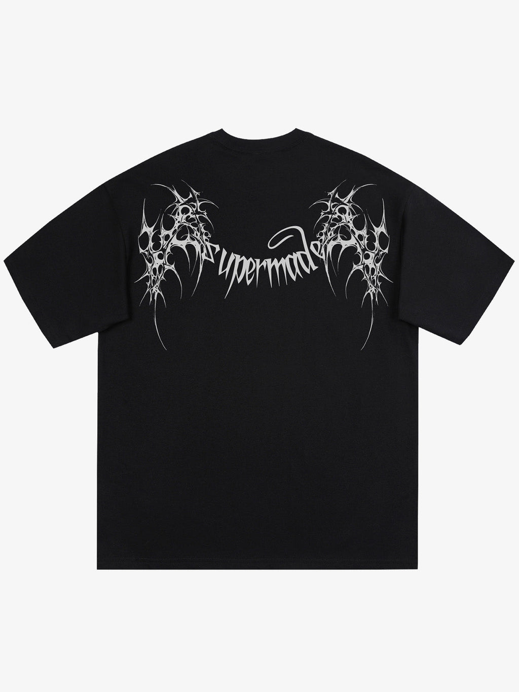 SUPM Gothic Sharp Letter Graphic T-Shirt