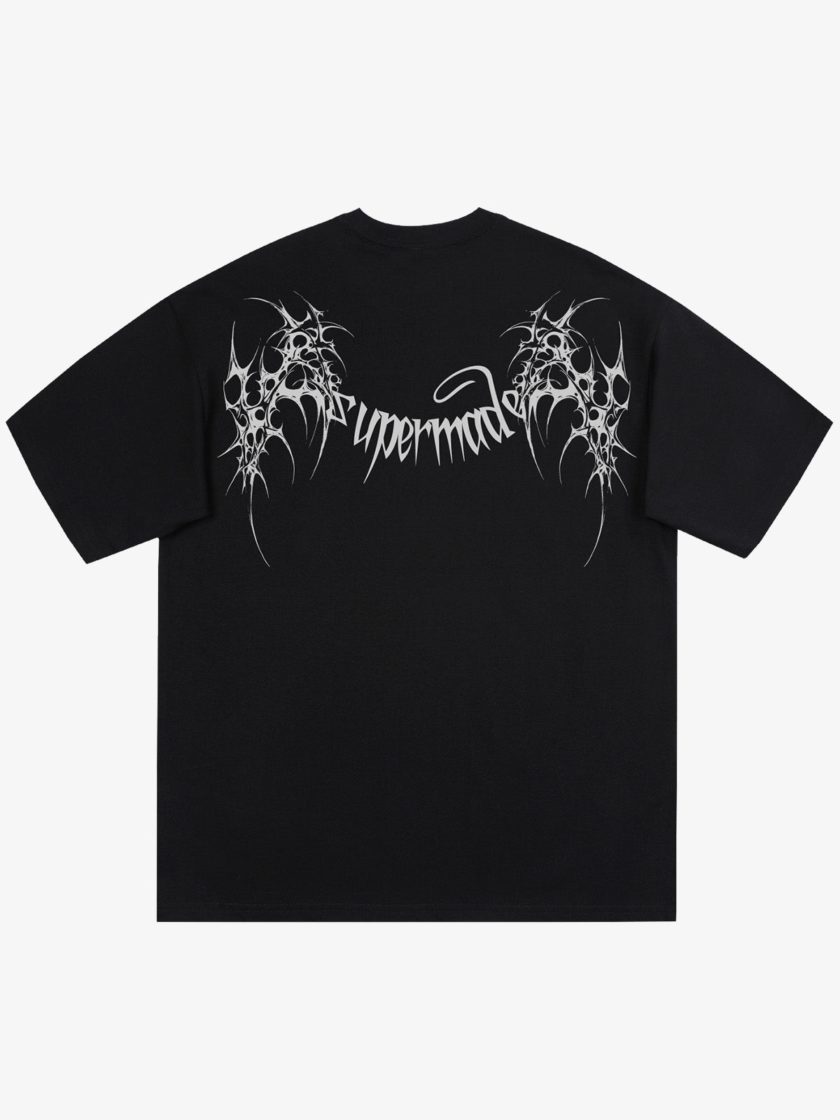 SUPM Gothic Sharp Letter Graphic T-Shirt