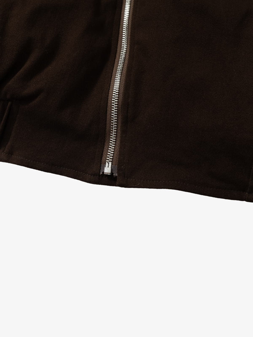 Street Punk Oblique Zipper Lambswool Collar Quilted Jacket