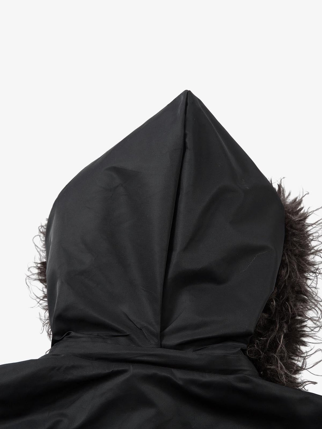 Detachable Faux Fur Collar Ruched Sleeve Bomber Jacket