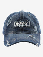 1989 Embroidery Distressed Denim Baseball Cap