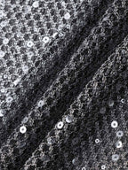 Glitter Niche See-Through Mesh T-Shirt