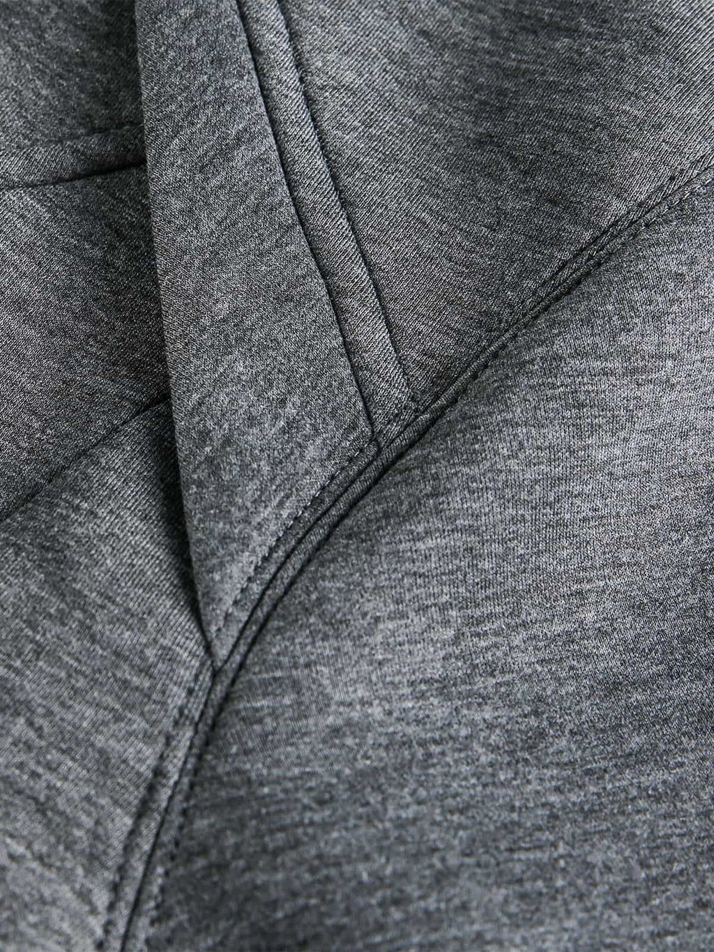 Panel Cut Stand Collar Zip Up Jacket