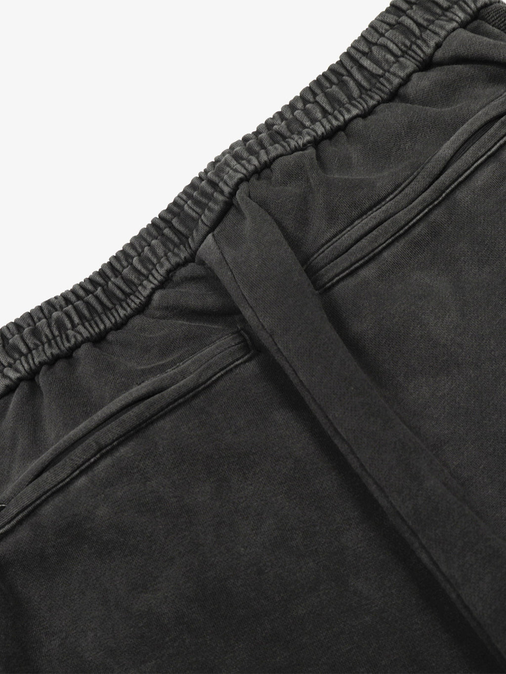 Street Washed Mottled Rivet Letter Print Baggy Sweatpants
