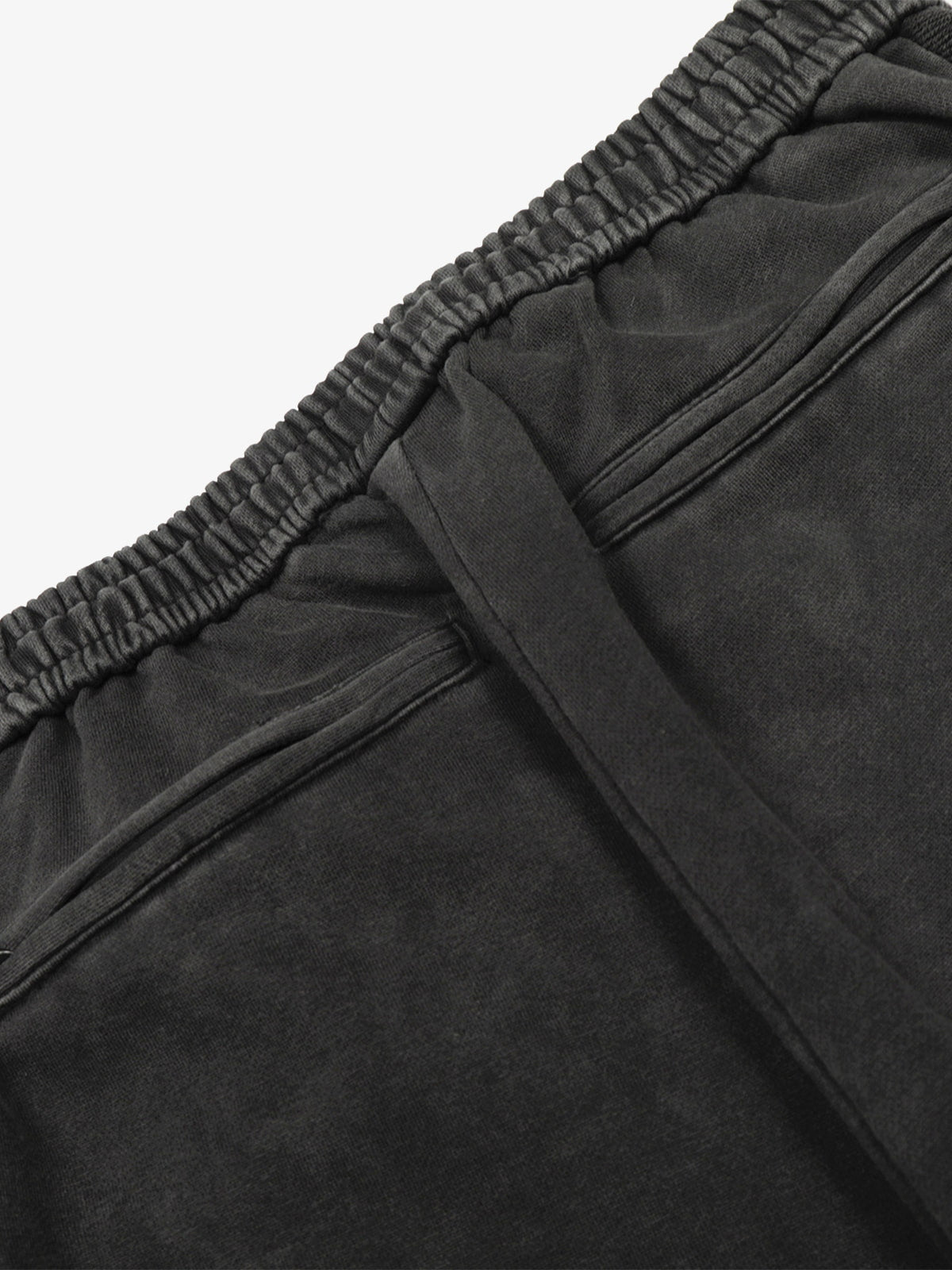 Street Washed Mottled Rivet Letter Print Baggy Sweatpants