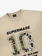 Number 10 Camo and Soccer Graphic T-Shirt