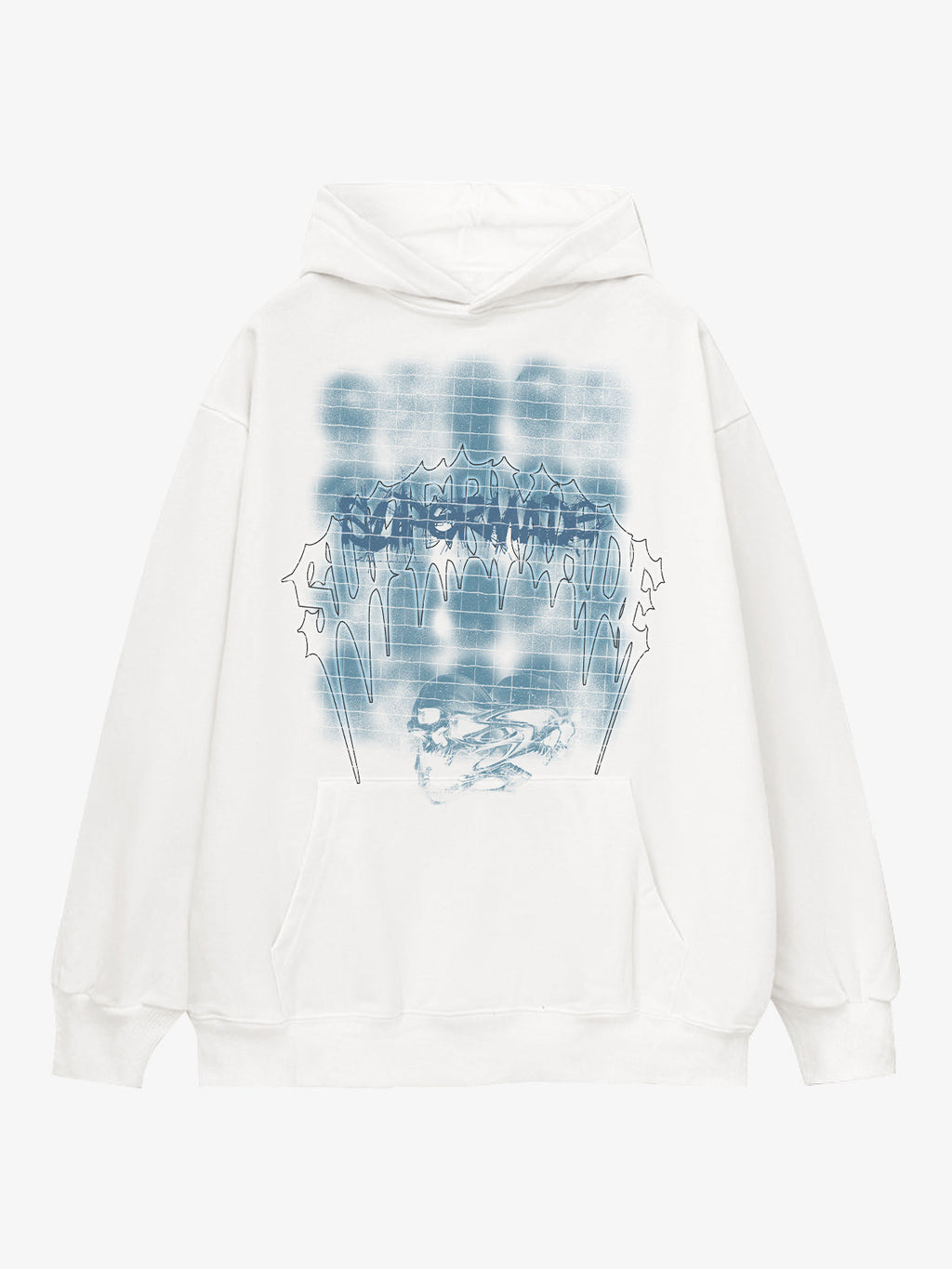 Gothic Skull Graphic Hoodie