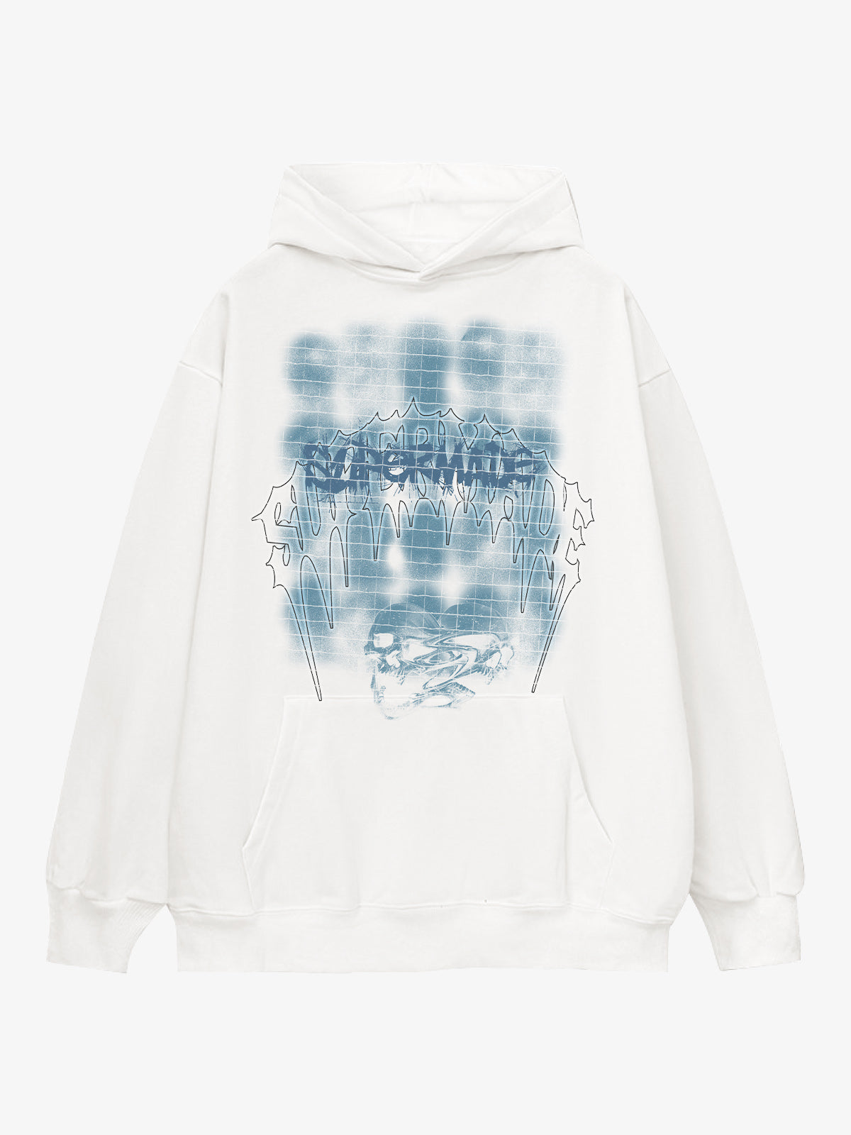 Gothic Skull Graphic Hoodie