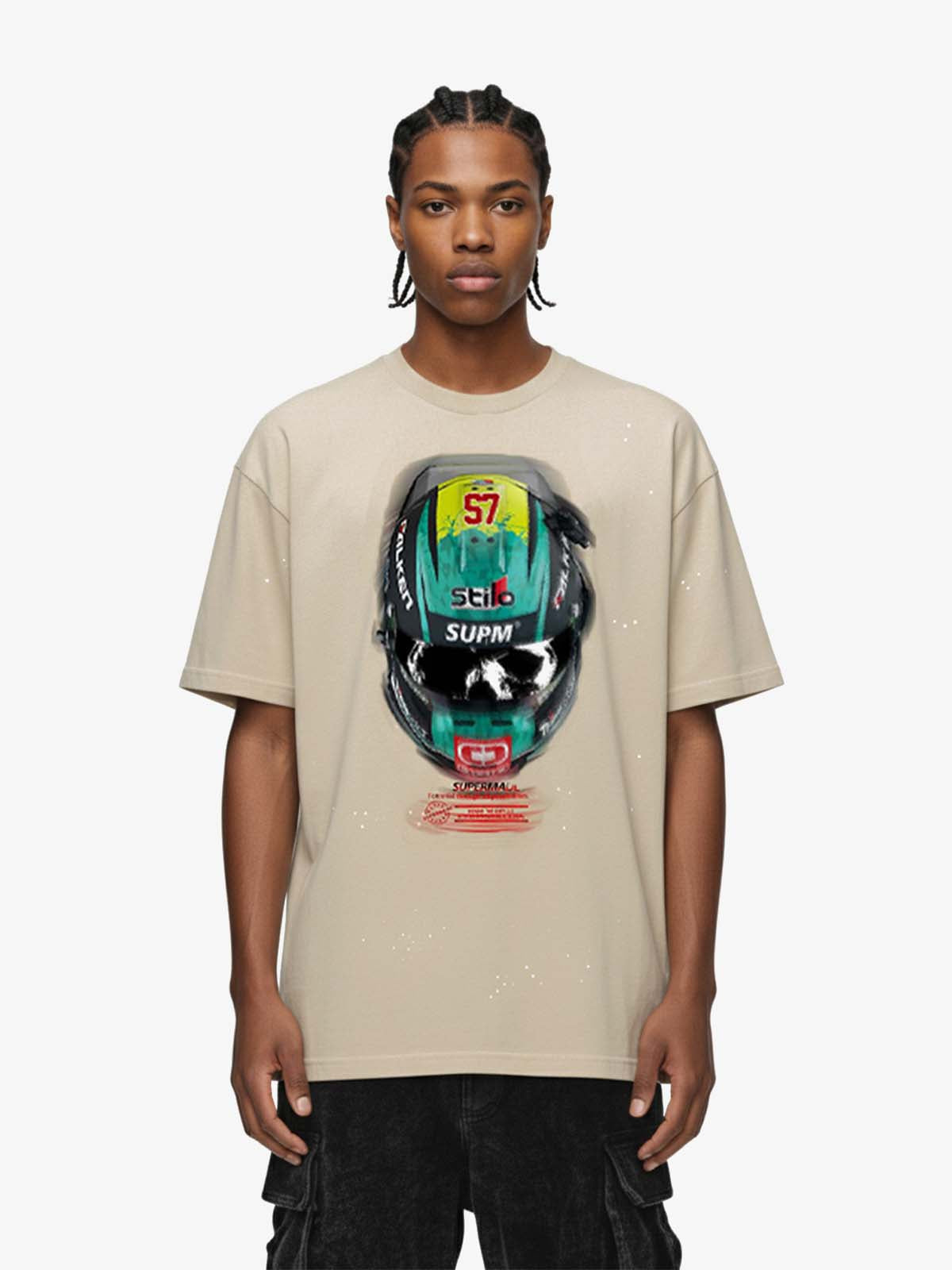 Racing Helmet Graphic T-Shirt