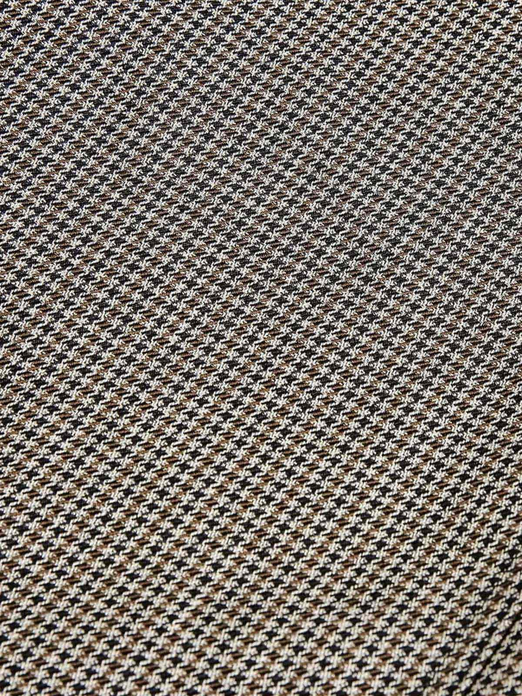 Belted Houndstooth Blazer Pants
