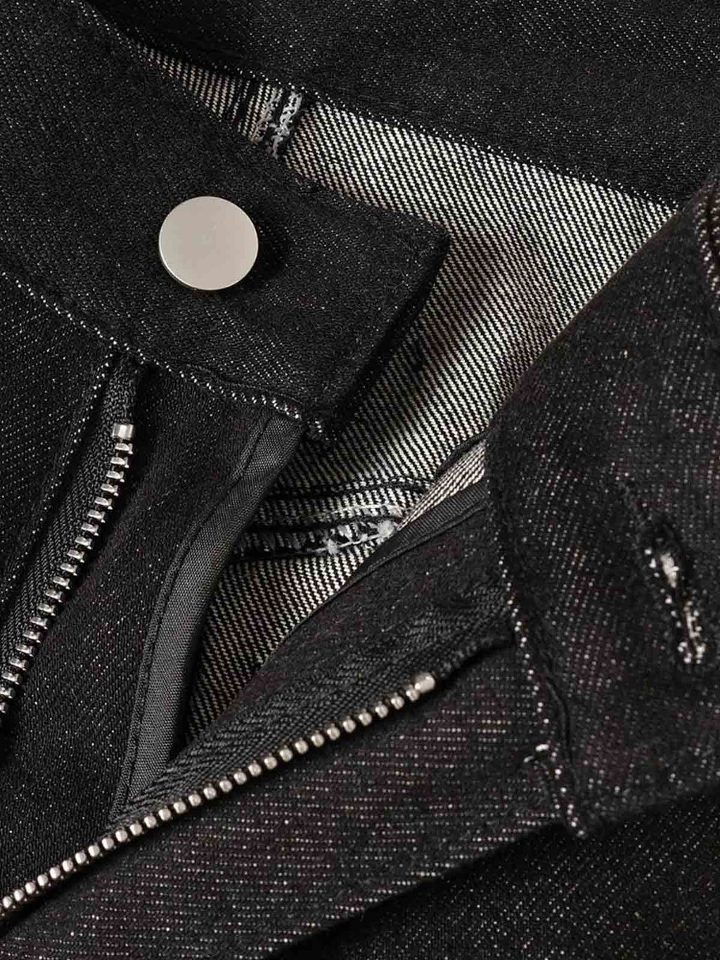 Studded Pleat Wide Leg Denim Jeans - 2606