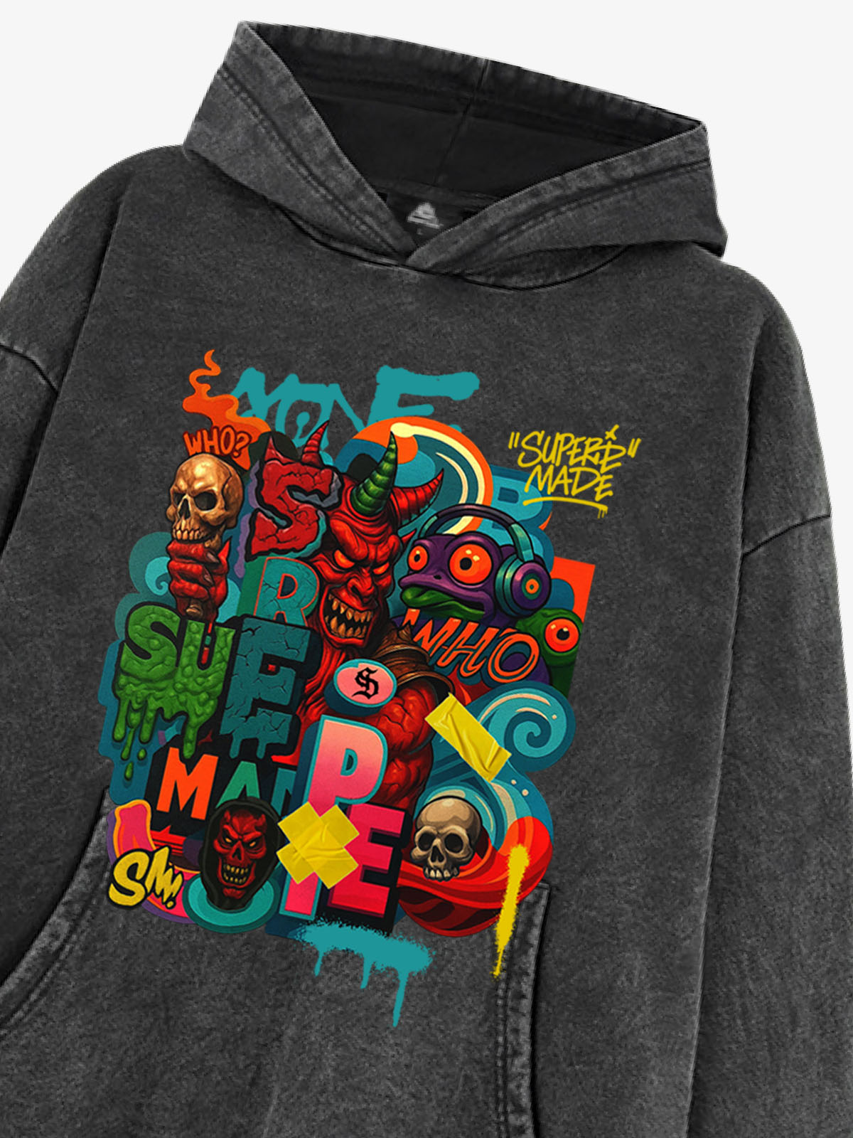 Theprecipice Devil Street Graffiti Carnival Hoodie