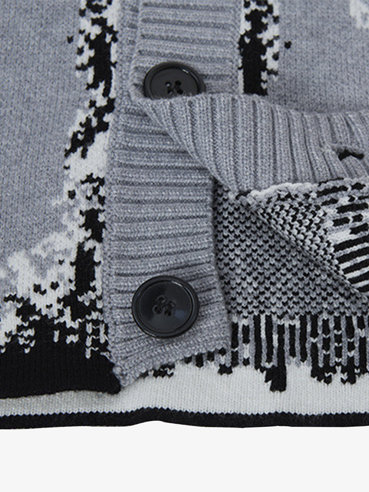 Retro Butterfly Gradient Knit Cardigan Sweater