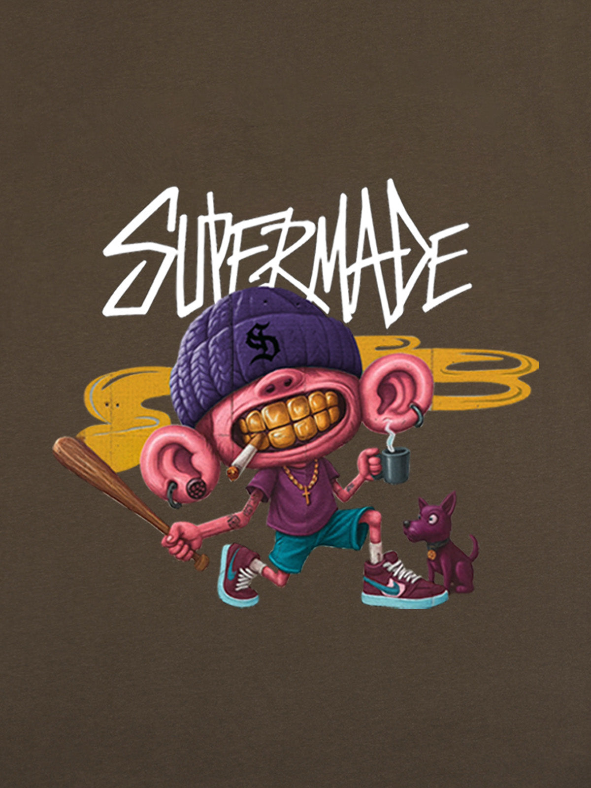 Theprecipice Cartoon Graffiti Trendy Weird Kid T-Shirt