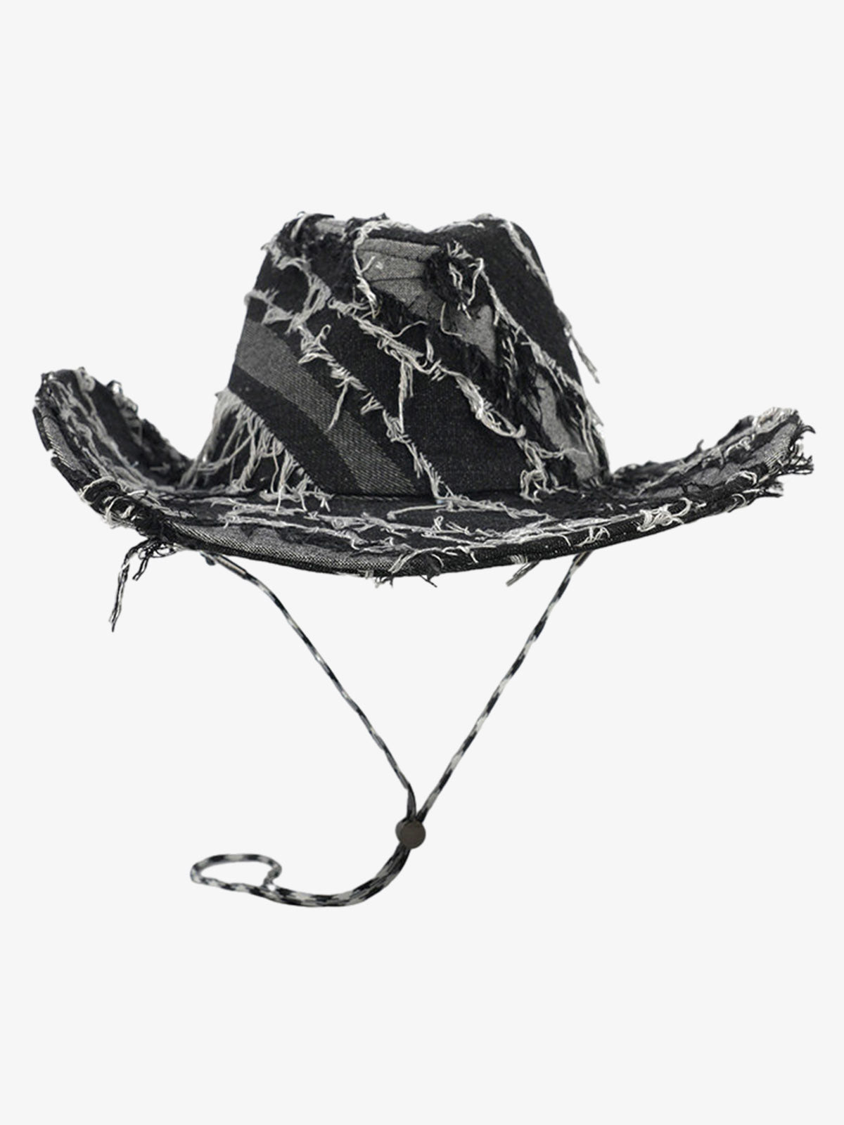 Distressed Patchwork Cowboy Hat