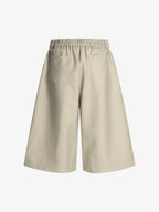 Deconstructed Drop-Effect Casual Jort