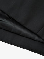 Street Gothic PU Leather Collar With Thorn Print Jacket