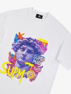 David Sculpture Vibrant Graffiti Art T-Shirt
