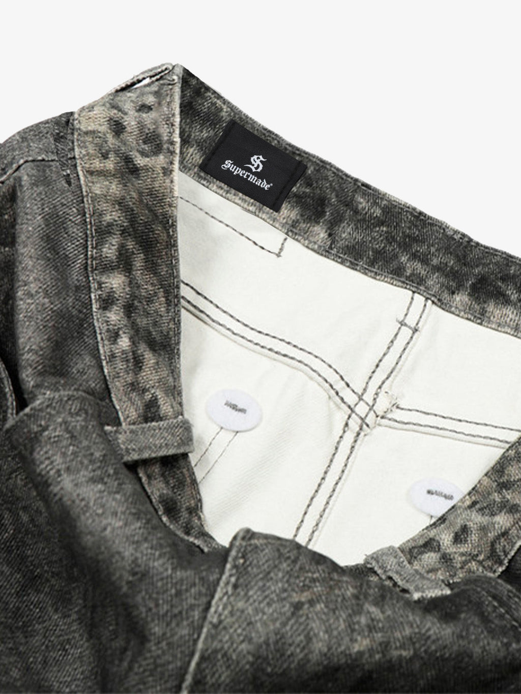 Washed Scorpion Graphic Panel Pants
