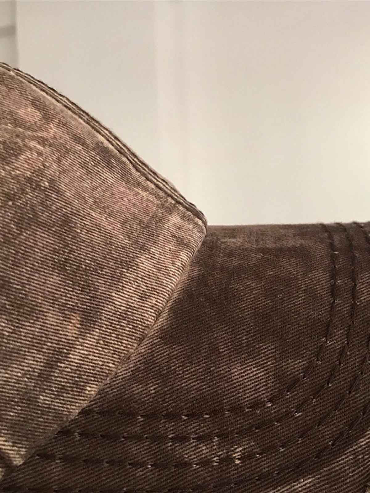 Washed Distressed Frayed Brim Baseball Cap