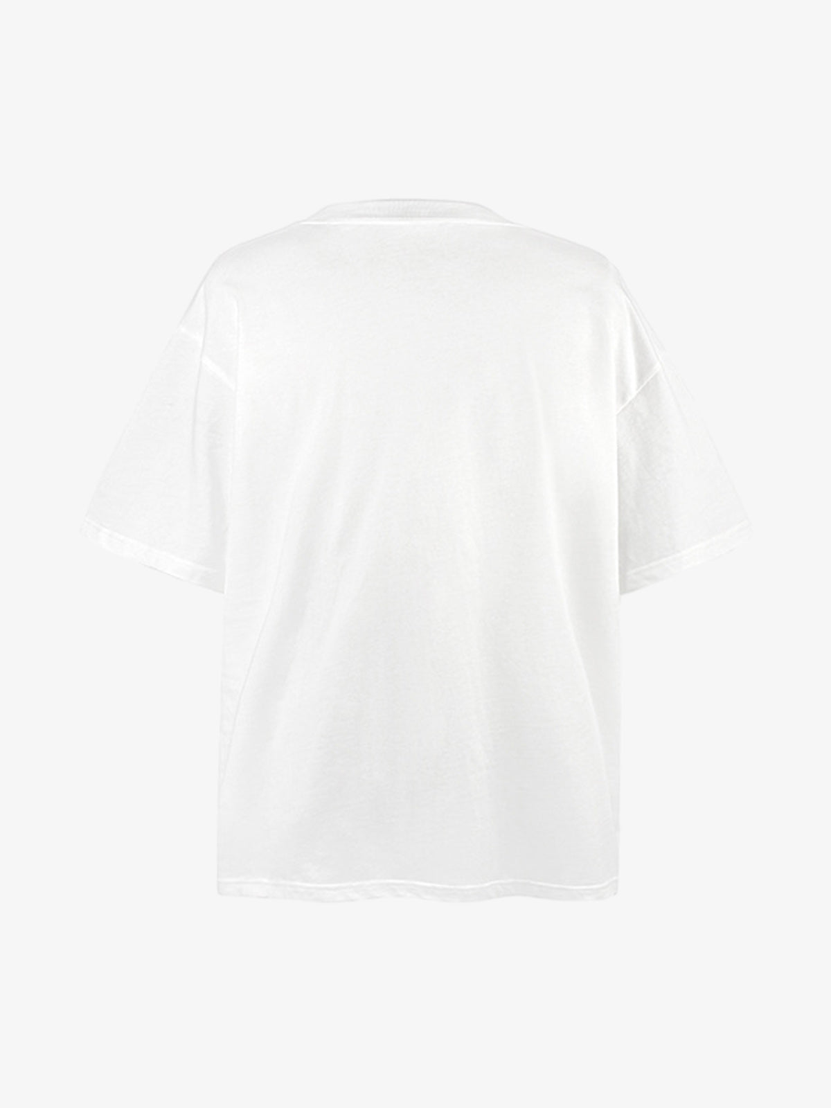 Washed Text Graphic T-Shirt