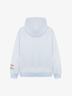 Detachable Hair Clip Decoration Zip Up Hoodie
