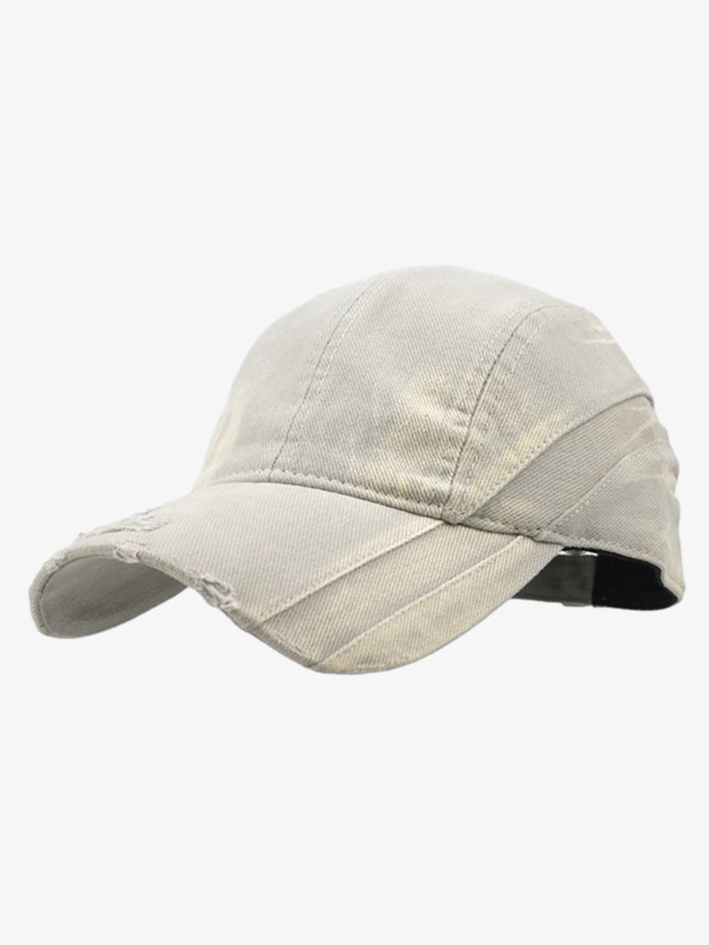 Washed Distressed Panel Baseball Cap