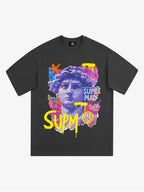 David Sculpture Vibrant Graffiti Art T-Shirt