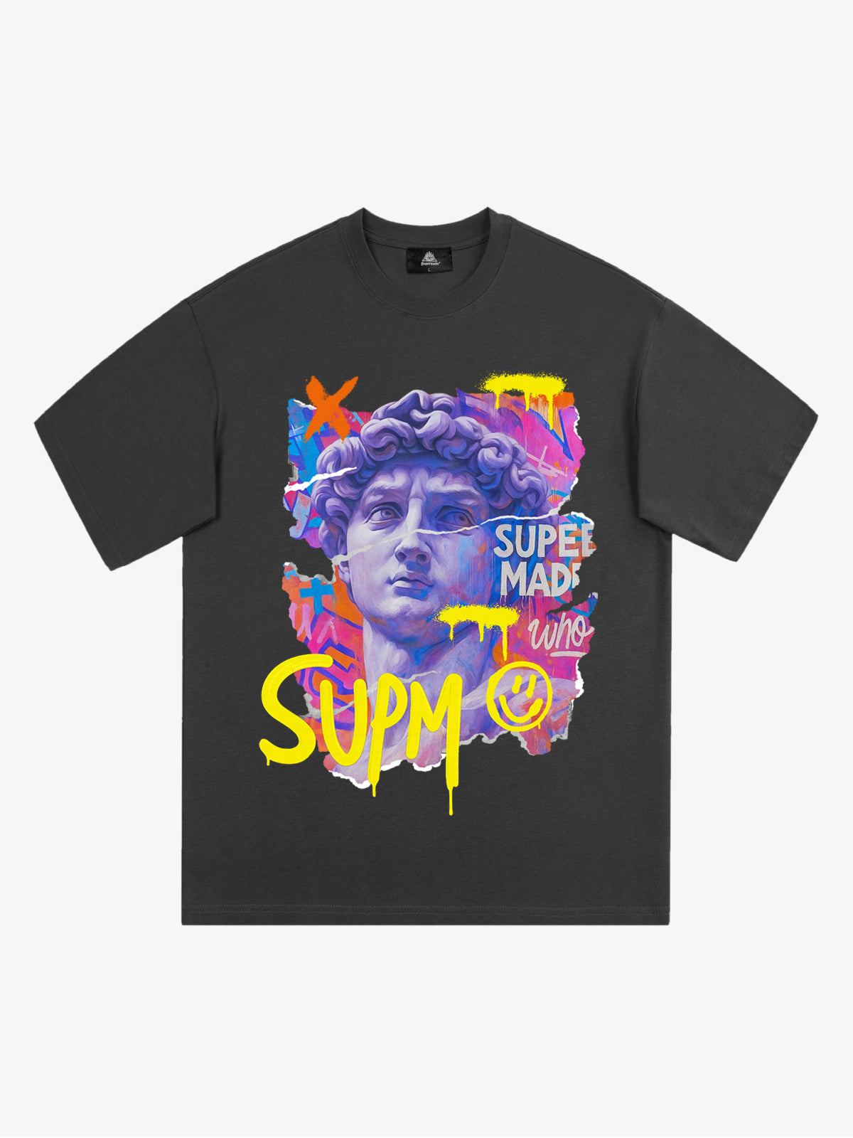 David Sculpture Vibrant Graffiti Art T-Shirt