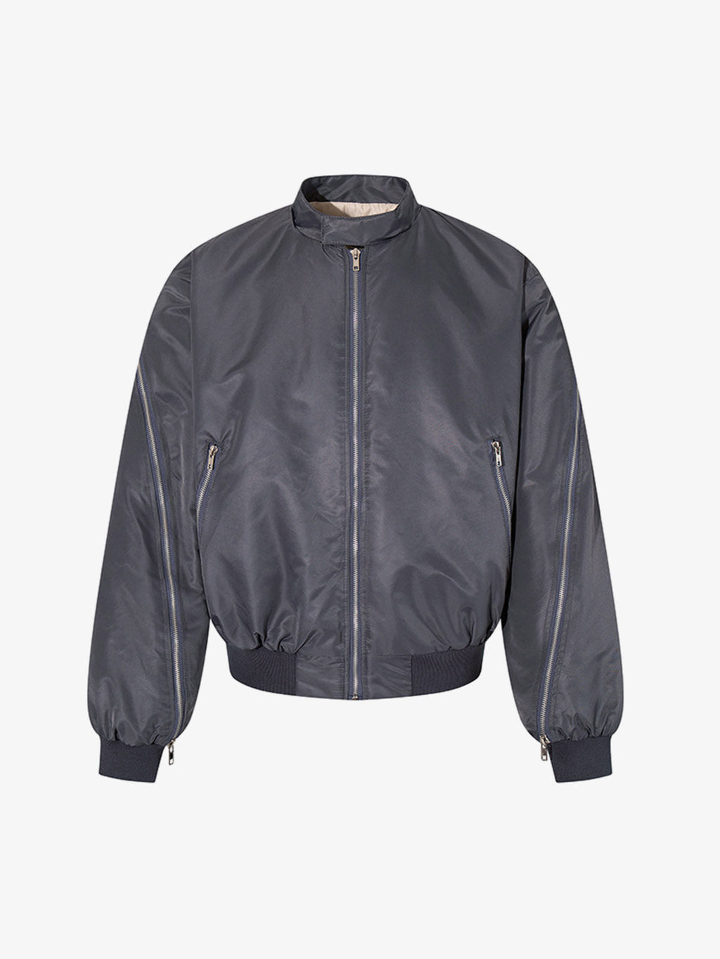 Minimalist Zip Bomber Jacket