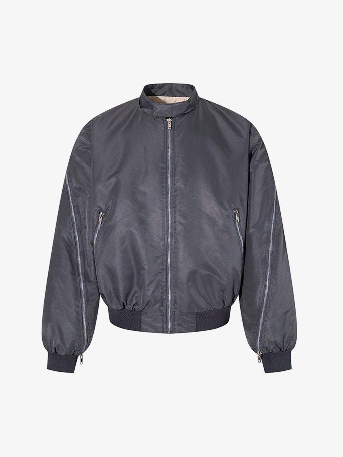 Minimalist Zip Bomber Jacket