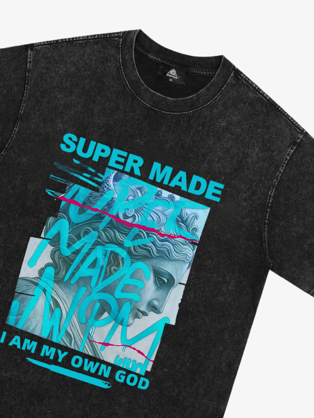 precipice Blue Art Graffiti Pattern T-Shirt