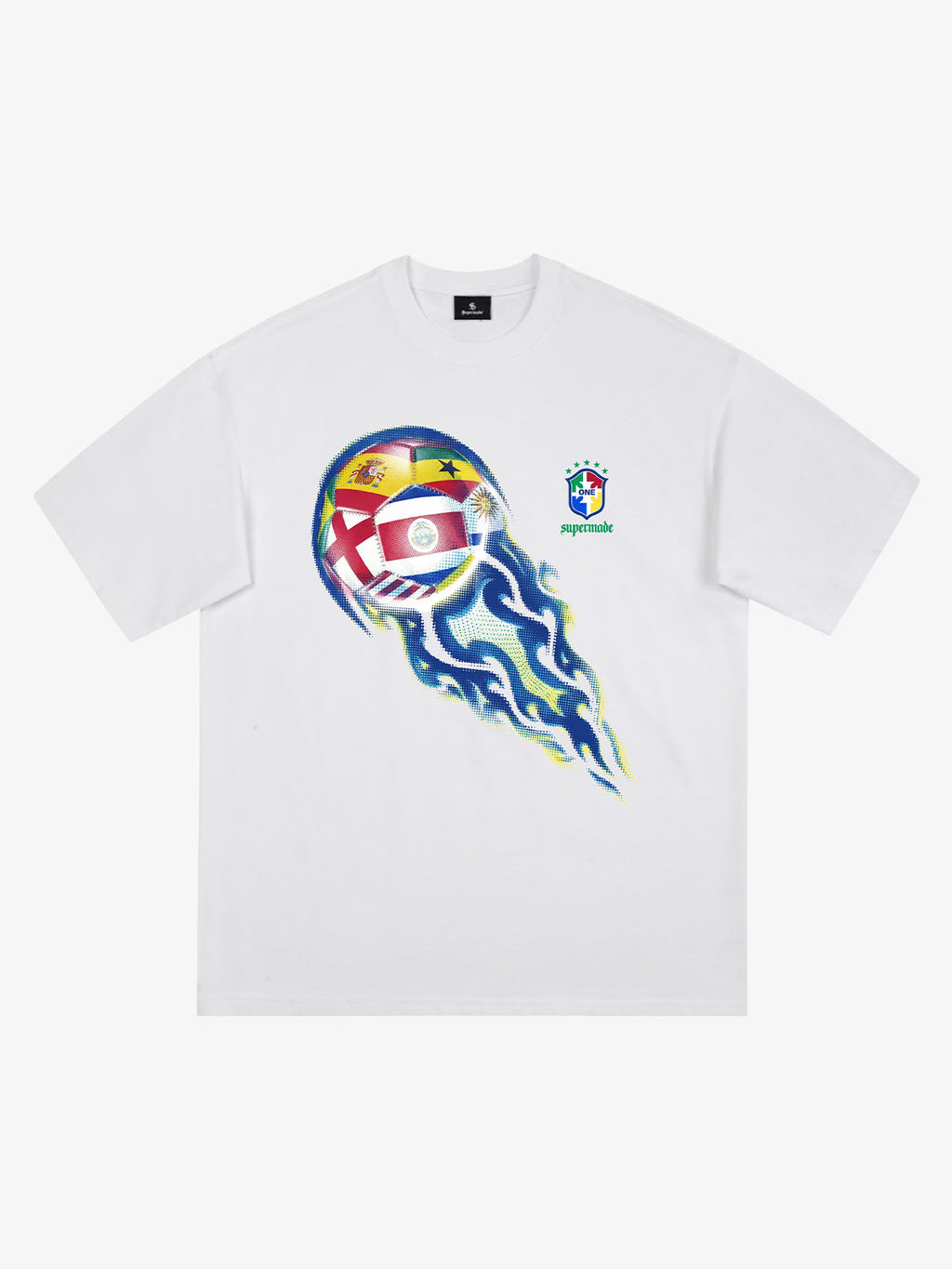 Flag Soccer Ball Graphic T-Shirt