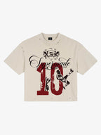 Vintage Soccer Player Graphic Number 10 T-Shirt