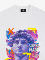David Sculpture Vibrant Graffiti Art T-Shirt