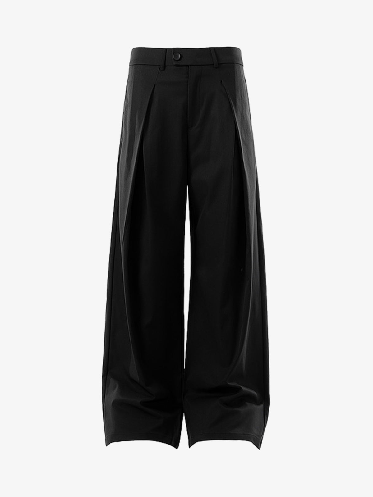 Pleated Drape Bootcut Suit Pants - 2588