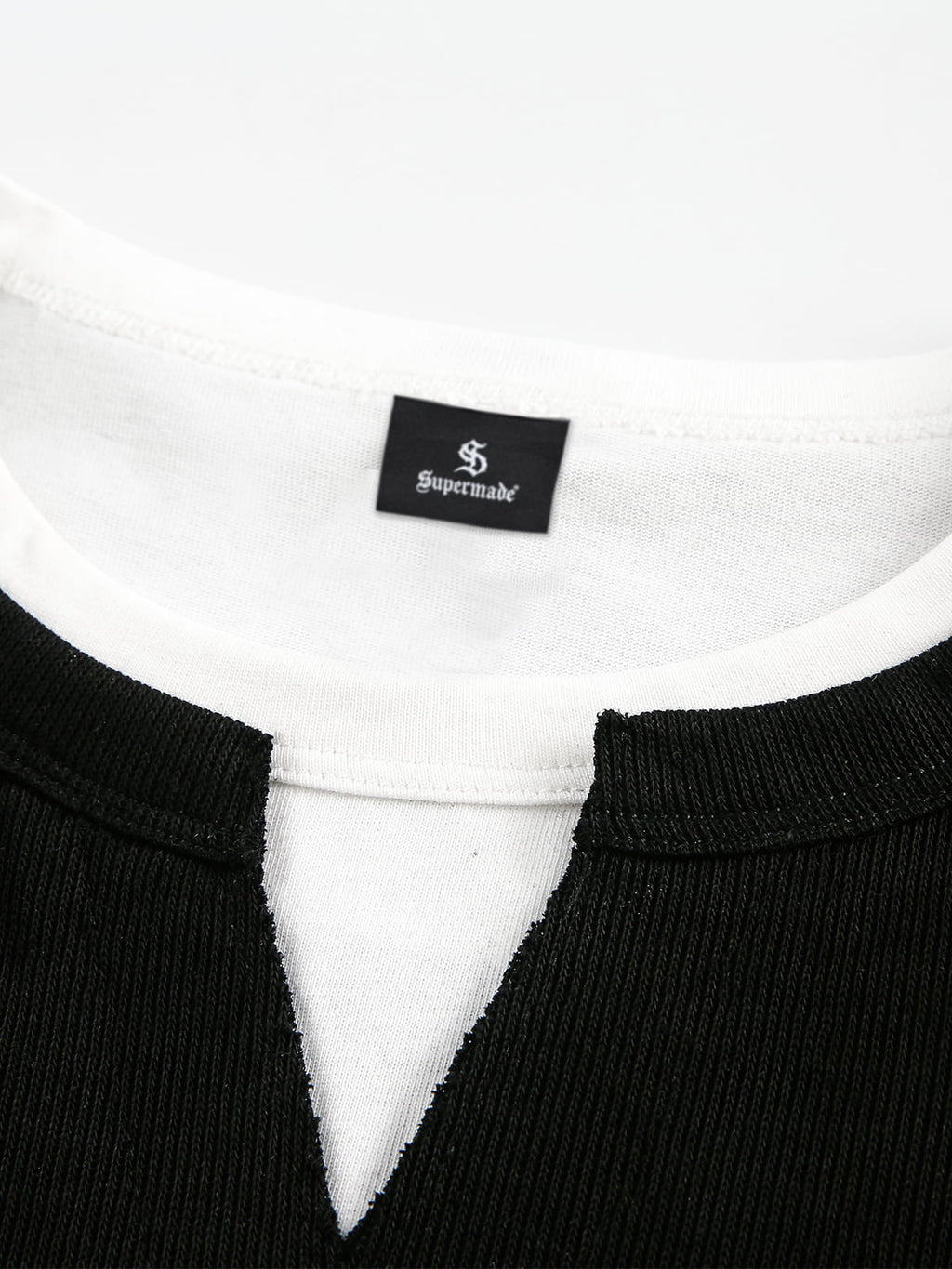 Layered Crewneck Star Print Long-Sleeve T-Shirt