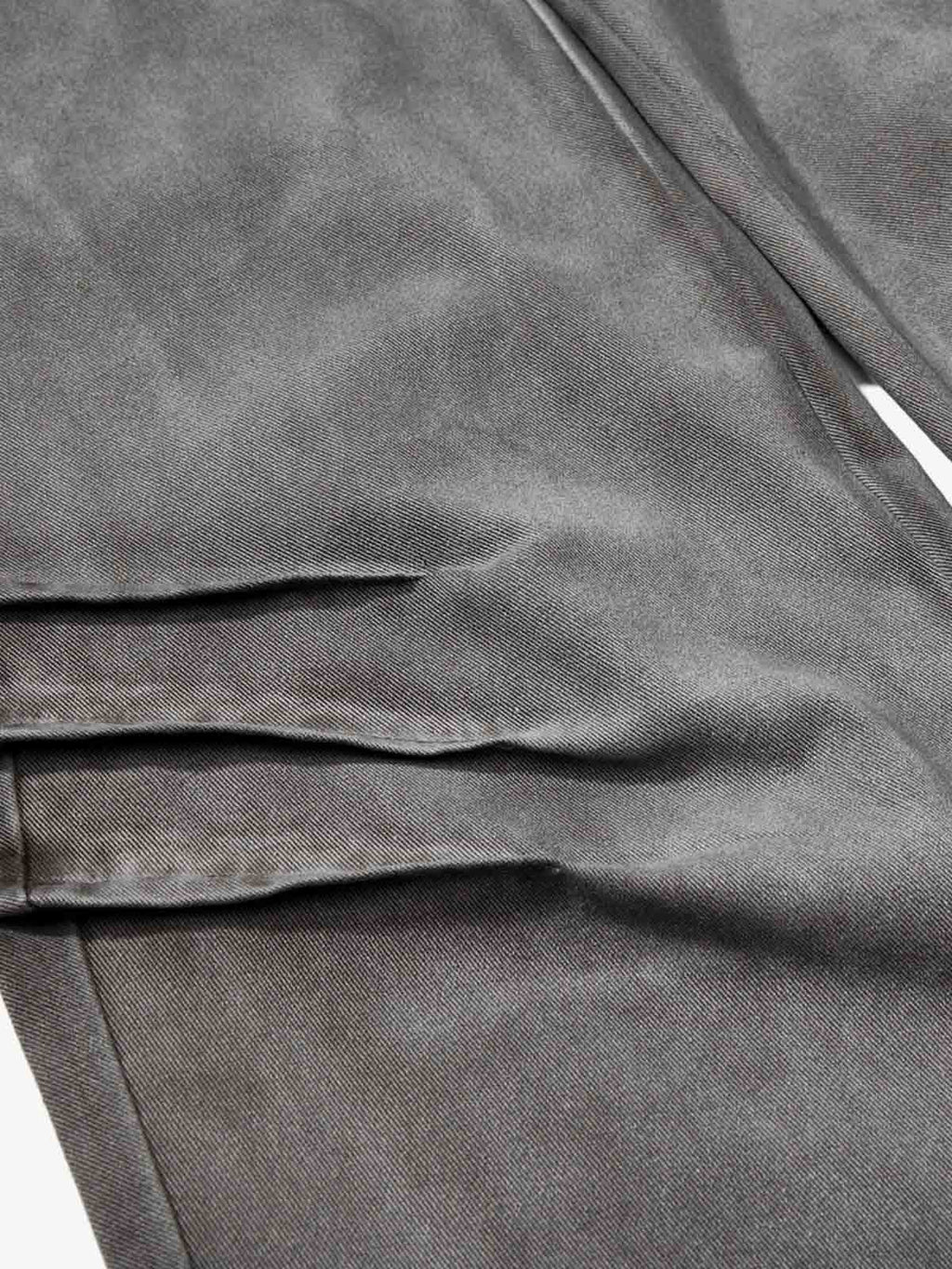 Washed Pleated Baggy Jeans