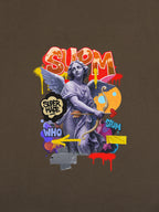 Retro Angel Statue Graffiti T-Shirt