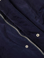 Street High-Neck Asymmetrical Placket Cotton Vest