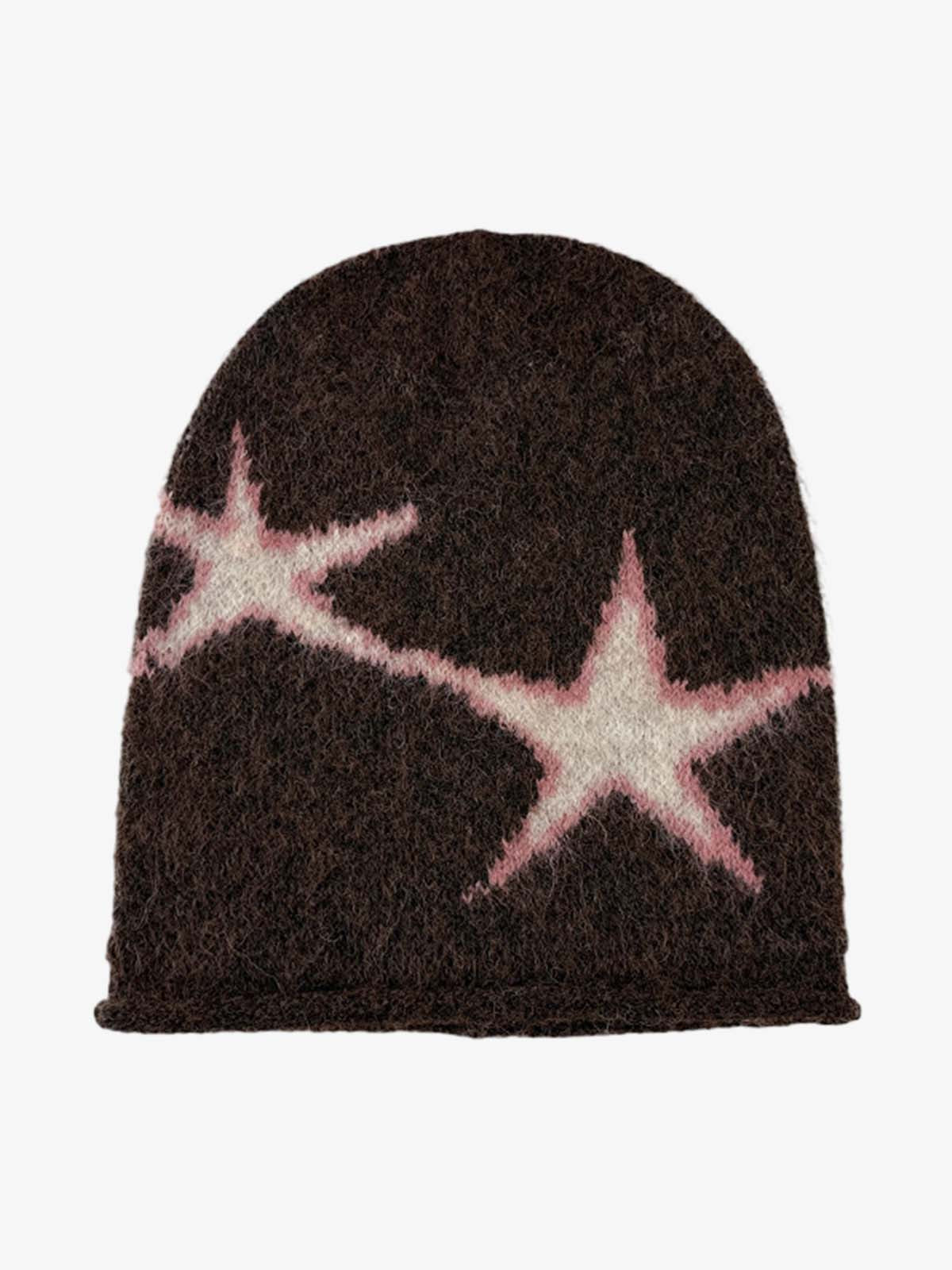 Star Pattern Knit Beanie