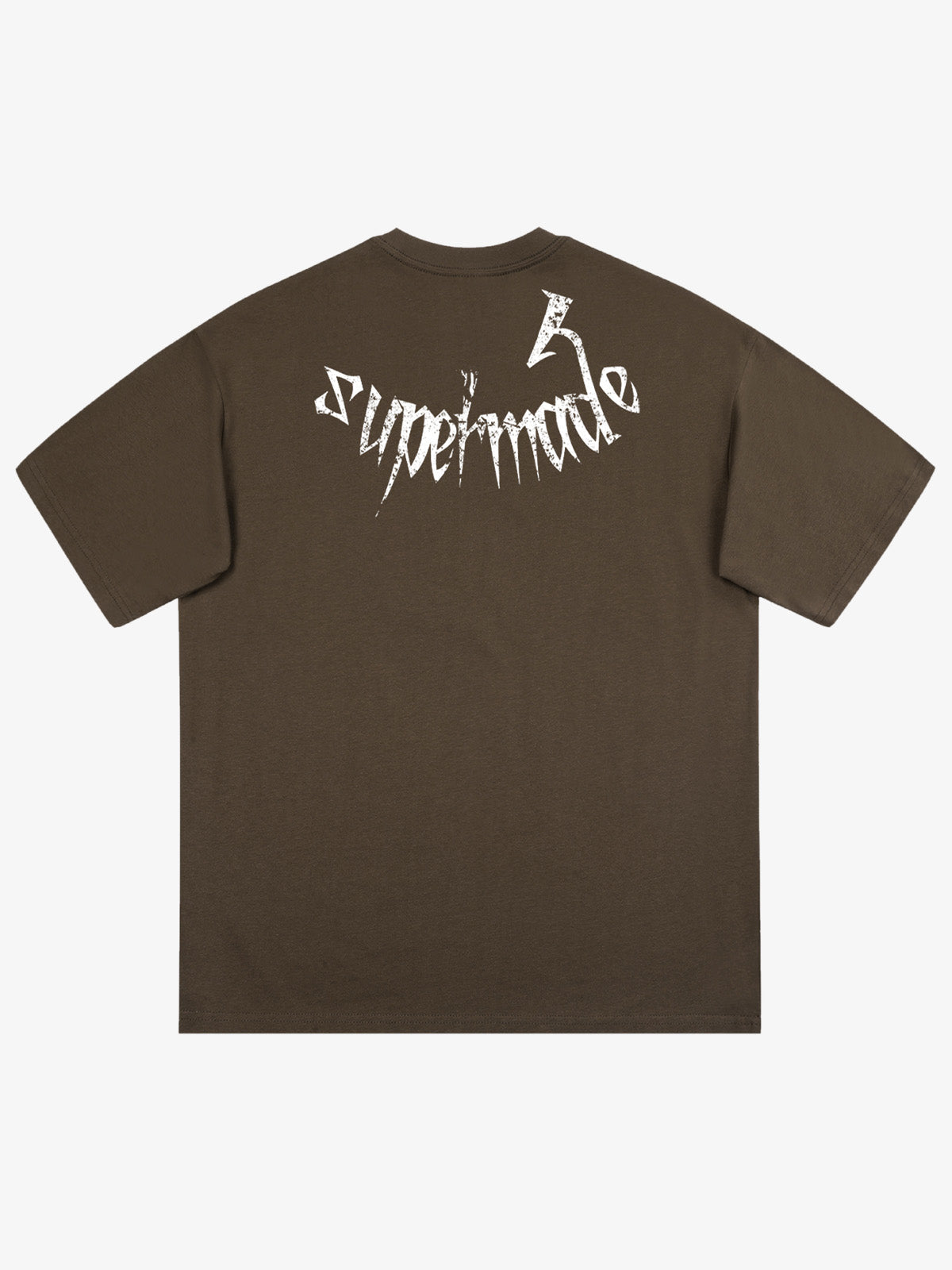 Gothic Skull Distressed Letter T-Shirt
