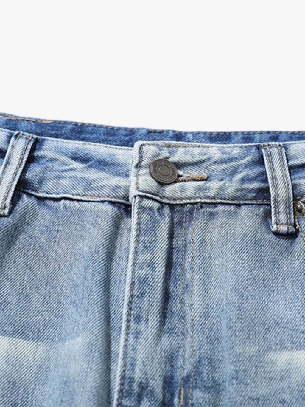 Denim Ripped Washed Distressed Jeans - 2503
