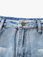 Denim Ripped Washed Distressed Jeans - 2503