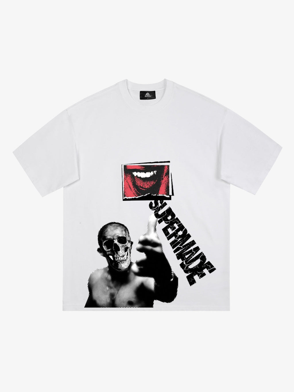 Skull Graphic Gothic Print T-Shirt