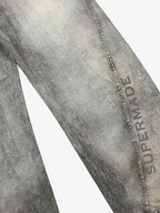 Washed Scorpion Graphic Panel Pants