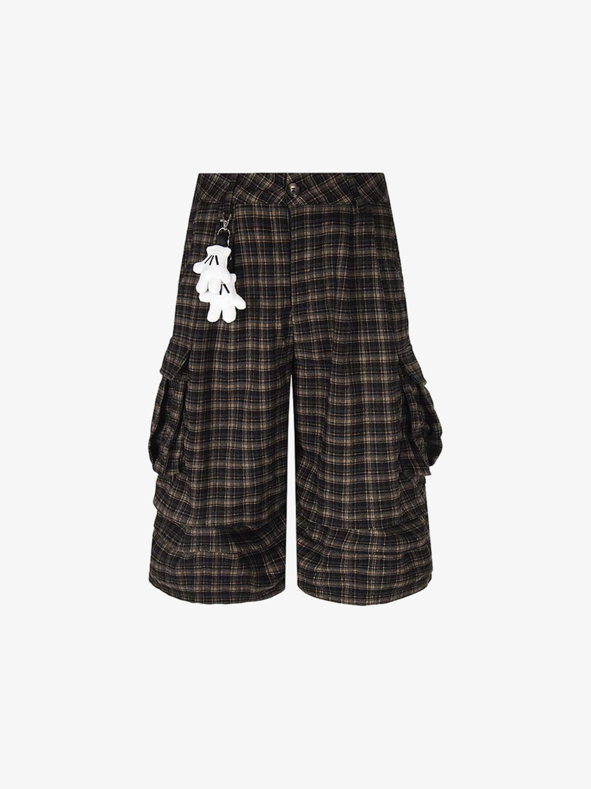 Plaid Cargo Pocket Jorts